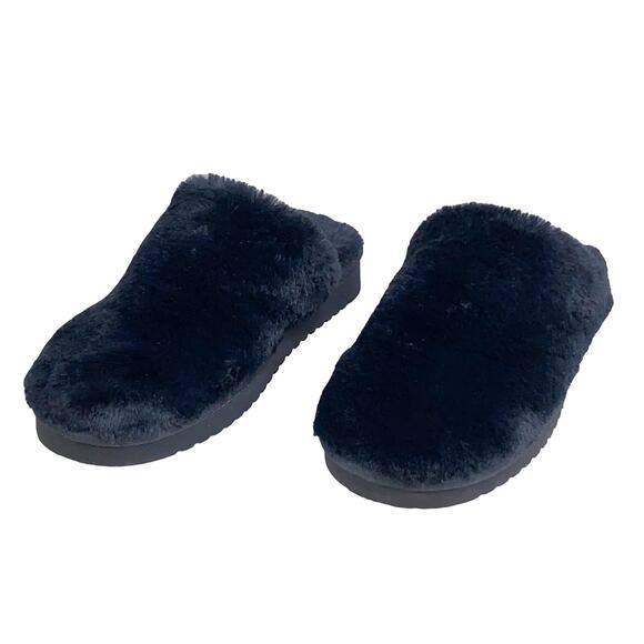 Koolaburra X UGG Women’s Sonele Black Shearling Slipper Size US 7 - Picture 5 of 9